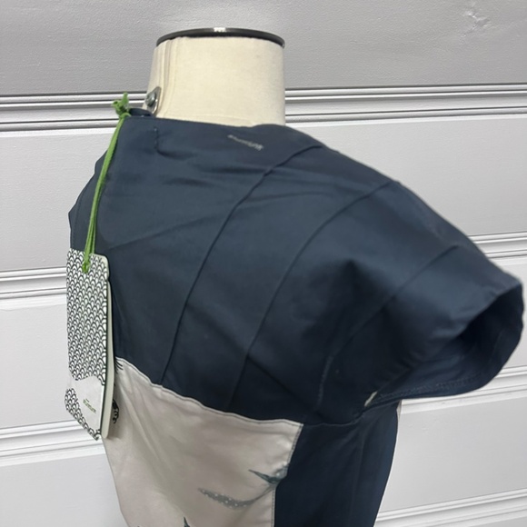 Skunkfunk Blue Floral Belted dress - Picture 4 of 6